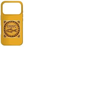 Ichthys Poisson Symbole Embl&egrave;me Chr&eacute;tien Pr&eacute;coce pour J&eacute;sus Christ Coque pour iPhone 17 Pro