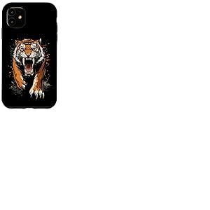 Tigre &agrave; Dents de Sabre Smilodon F&eacute;lid&eacute; Tigre &agrave; Dents Sabre Coque pour iPhone 11