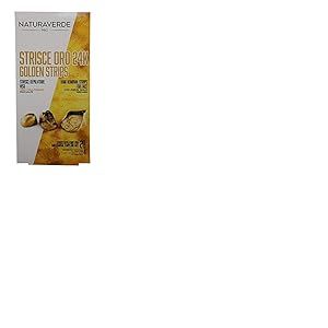 Naturaverde Depilazione 20 Pz. Strisce Viso Oro 24K