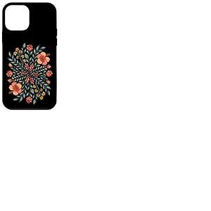 Mandala floral Boho Botanique Nature Calm Vibes Art Coque pour iPhone 12 mini