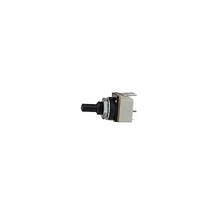 Interrupteur à poussoir (10 ampères) avec potentiomètre rotatif 10 KA, linéaire, 0,25 W – Montage sur panneau avec bornes extra longues pour connexion PCB