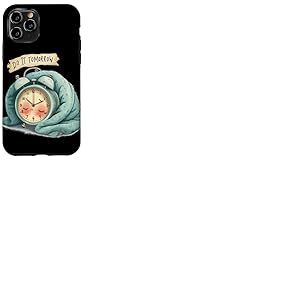 Superbe d&eacute;guisement de r&eacute;veil avec Discours Do It Tomorrow Coque pour iPhone 11 Pro