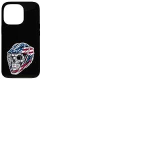Casque de Sport avec Drapeau américain américain Coque pour iPhone 13 Pro