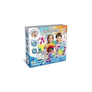 Science4you Mon Premier Laboratoire Tie-Dye - Kit de Tie Dye avec 12 Activités, Kits de Teinture et D'Artisanat de Mode, Jouets STEM, Jouets de Teinture, Cadeaux Éducatifs pour Enfants 6 7 8 9+