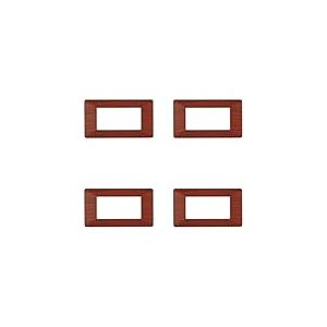 Plaque compatible ViMAR plana, plaques en plastique ensemble 4 pièces 4 places pour remplacement des plaques existantes - s'adaptent parfaitement au support d'origine