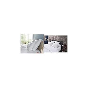 DODO Oreiller Nuage DE Douceur 60/60 & Oreiller à Mémoire de Forme 60x60 | Oreiller Mémoforme | Maintien des Cervicales et Douceur Coton | Lavable en Machine à 40°c