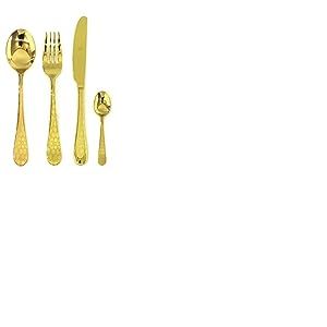 MEPRA Spa 1097C22024 Ménagère de 24 Pièces Coccodrillo Oro