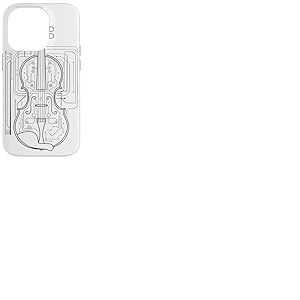 Dessin au trait Violon Coque pour iPhone 14 Pro