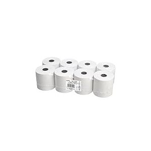 Dohe - Rouleaux Papier Thermique 80x80 mm (8 u.) - Mandrin ⌀12 mm, Longueur 51 m, Tickets pour Terminaux de Paiement, Caisses Enregistreuses, Imprimantes POS et EPOS, Épaisseur 60 g/m², Sans BPA