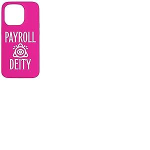 Payroll Deity Ressources humaines Feuille de Temps Bureau Professionnel Coque pour iPhone 15 Pro