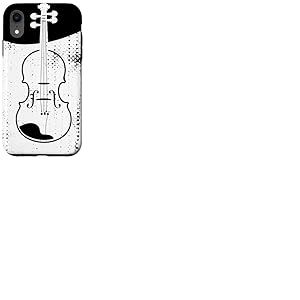 Violon Dessin Violoncelle Instrument de musique Coque pour iPhone XR