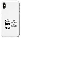 Panda My Anxiety s'amuse avec l'anxiété Coque pour iPhone X/XS