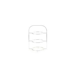 Villeroy & Boch - 10-4545-7865 - Anmut Etag&egrave;re en Acier Inoxydable de Qualit&eacute;, Plateau 3 Etages Pour Buffet Ou Brunch, Combinables avec Des Assiettes, 40 cm