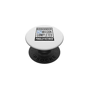 Id&eacute;e Cadeau de d&eacute;part &agrave; la Retraite Reliure &agrave; la Retraite PopSockets PopGrip Adh&eacute;sif