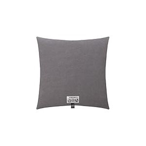 Housse de Coussin en Polaire Douce - Housse de Coussin en Polaire avec Point Crochet - Housse de Coussin Moelleuse - 40 x 40 cm - 940 Medium Grey Mel - par Zoeppritz since 1828-702291-940-40x40