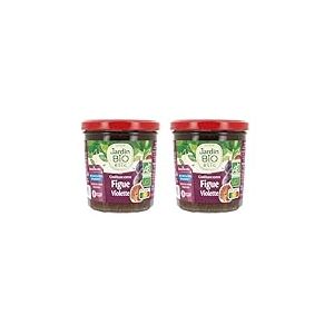 Jardin BiO étic - Confiture extra figue - Violette - bio - Sucré - Certifié AB - Bocal de 320g (Lot de 2)