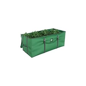 Mrrihand Sac de rangement pour sapin de No&euml;l artificiel, 2,7 m, anti-d&eacute;chirure, en tissu Oxford 600D avec poign&eacute;es, bo&icirc;te de rangement pour sapin de No&euml;l (vert, 2,7 m)