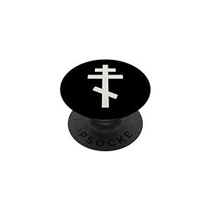 Croix orthodoxe chrétienne PopSockets PopGrip Adhésif