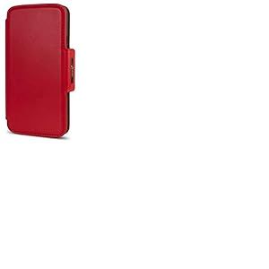 Doro - Étui-Portefeuille d'origine pour Smartphone 8050 - Protection Complète - Fonction Portefeuille - Rouge