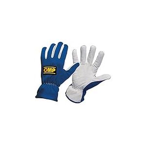 OMP Guantes Azul Rallye L Talla