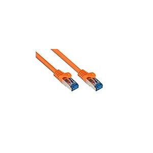 Alcasa RJ45-RJ45, m-m, 50m câble de réseau Cat6a S/FTP (S-STP) Orange - Câbles de réseau (m-m, 50m, 50 m, Cat6a, S/FTP (S-STP), RJ-45, RJ-45, Orange)