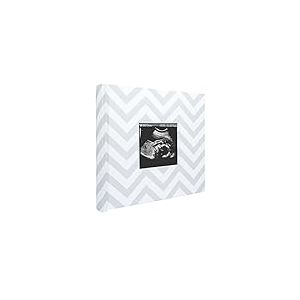 Pearhead Album Photo de Bébé Pearhead, Chevron Gris