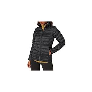 Amazon Essentials Doudoune compacte légère à manches longues résistante à l'eau (disponible en grande taille) Femme, Noir, XL Grande taille