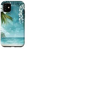 Plage Océan Tropical Hawaï Nature Été Coque pour iPhone 11