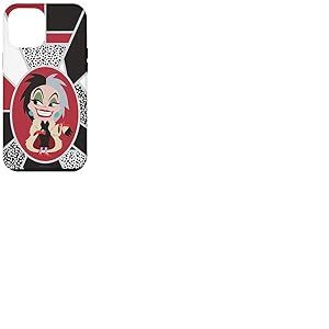 Coque pour iPhone 15 Pro Max Disney Villains Kawaii Cute Cruella
