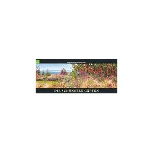 GEO Panorama : Les plus beaux jardins 2025 - Calendrier panoramique - Calendrier mural - Grand format - Calendrier photo - 120 x 50 cm