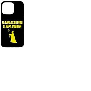 Le pape Léon Xiv dans la pomme de terre espagnole est aussi le pape péruvien Coque pour iPhone 15 Pro Max