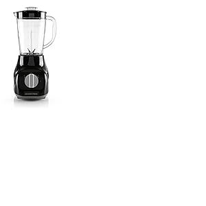 GOURMETmaxx Mixeur sur socle & Smoothie Maker - avec 2 vitesses & fonction Pulse | Blender &eacute;lectrique avec bol de mixage de 1 L & 4 lames en acier inoxydable | Design compact [22.000 tours/minute]
