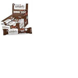 PhD Nutrition Smart Bar Barre Protéinée Brownie Chocolat 12 x 64g - Snack Haute Protéine avec 21g de protéines et peu de sucre, Barre protéinée macro-friendly