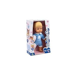 Cicciobello My Love La poupée Moelleuse adaptée aux Plus Petits avec Robe Bleue Haute 24, pour Enfants à partir de 2 Ans, Ccba6200, Jeux précieux