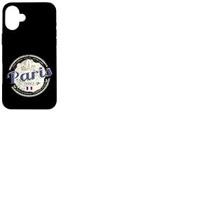 Paris France Tour Eiffel Vintage Souvenir Coque pour iPhone 16 Plus