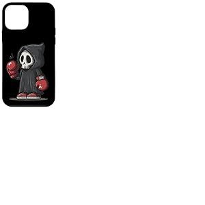 Costume de Faucheuse dr&ocirc;le de Dessin anim&eacute; avec Gants de Boxe Coque pour iPhone 12 Mini