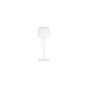 Eglo Lampe de table extérieure solaire sans fil Scordiano, luminaire LED à poser rechargeable, avec interrupteur à tirette, acier et plastique noir, blanc chaud - froid, IP44