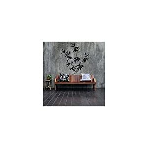 Tatoutex Stickers Bambou - Gris Clair, L 100cm x H 112cm