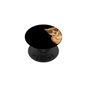 Léopard avec Lunettes de Soleil Leopard Lover Kids Leopard PopSockets PopGrip Adhésif