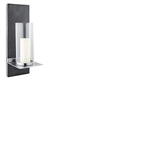 Blomus Bougeoir mural avec bougie, petit Finca