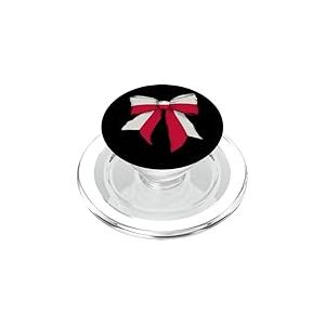 Drapeau Pologne Fierté Pologne Fille Coquette Nœud Ruban PopSockets PopGrip pour MagSafe