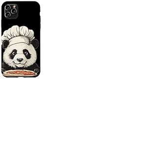 Joli panda avec une délicieuse tenue de pizza Coque pour iPhone 11 Pro Max