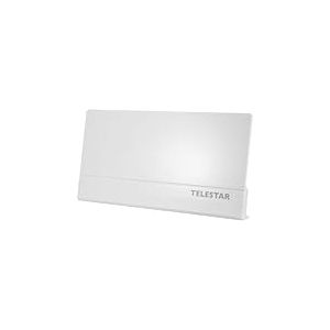 TELESTAR Antenna 9 LTE – Antenne Active DVB-T2 (DVB-T2/DVB-T, FM, Dab+, Full HD, Gain : 45 DB, Filtre LTE) – Blanc
