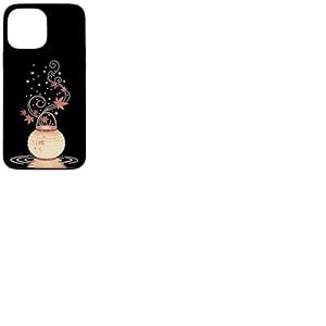 Lanterne Automne Feuilles Érable Art Japonais Minimal Coque pour iPhone 13 Pro Max