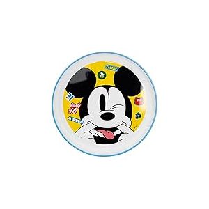 ASSIETTE BICOLORE ANTIDÉRAPANTE POUR ENFANTS | MICKEY FUN-TASTIC