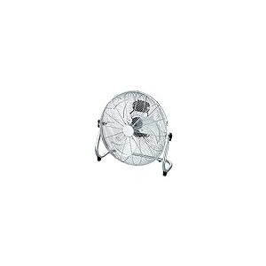 Glowster Ventilateur industriel de sol Ø45 cm, avec moteur puissant, 3 vitesses, base stable, idéal pour la ventilation dans les ateliers et les grands espaces.