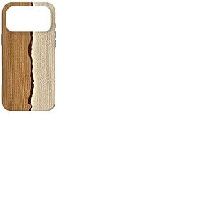 Fond Vintage d&eacute;chir&eacute; Marron et Beige Coque pour iPhone 17 Pro Max