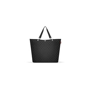 REISENTHEL ZU7075 SHOPPER XL Gym Bag Unisex Adult GLOSSY DOTS BLACK Taille Unica
