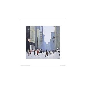 Jon Barker (5th Avenue - New York 40 x 40 cm Toile Imprimée