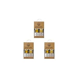 Moillard - Coffret cadeau Saint-Véran, Mâcon-Villages, Chardonnay Vin Blanc, Grand Vins de Bourgogne en caisse bois (2 x 0,75L) (Lot de 3)